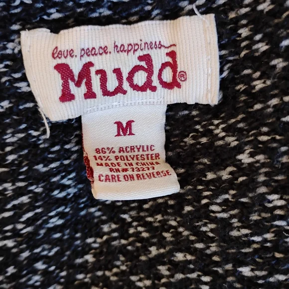 Mudd Size M Dark Grey Cardigan - Picture 14 of 16